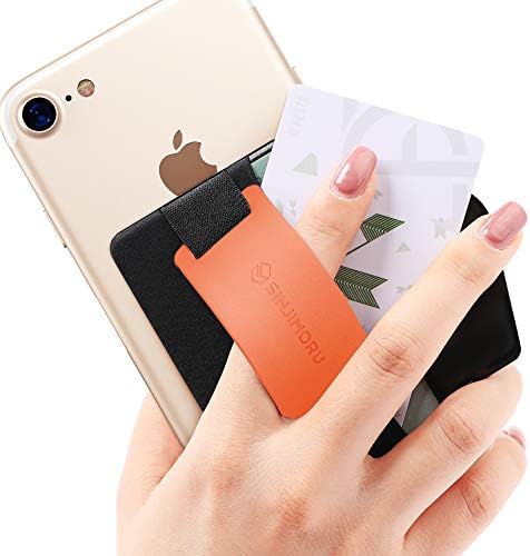 Държач за карти Sinjimoru Phone Grip с поставка за телефон, стабилна дръжка на чантата си за iPhone с плъзгаща се стойка за маса. Силиконов
