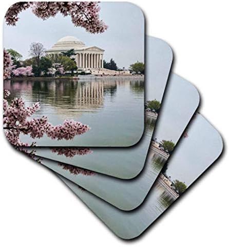 3. Вашингтон, окръг Колумбия, линкълн Джеферсън и Приливна падина с меки подкрепа под формата на цъфтеж сакуры