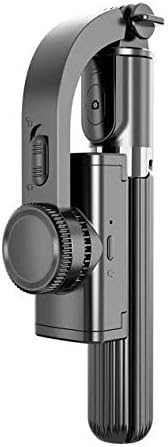 Поставяне и монтиране на BoxWave са Съвместими с Purism Librem 5 Evergreen (поставяне и монтиране на BoxWave) - Gimbal SelfiePod, Селфи-стик, Разтегателен видео-кардан стабилизатор - Черно jet bla