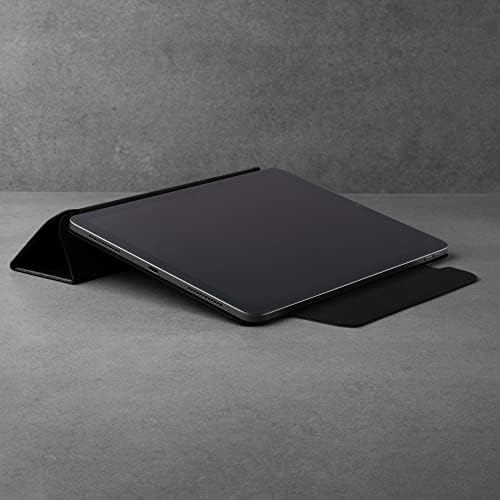 TORRO Smart Folio е Съвместим с iPad 10,9 10-то поколение - Кожена smart-калъф за iPad на 10-то поколение 2022, Магнитна капачка, с автоматична функция за събуждане / сън и влакчета (черен)