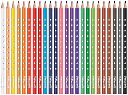 Моливи Silverino HB Триъгълни 3 /Б, в опаковка от 3 различни цвята на КФН