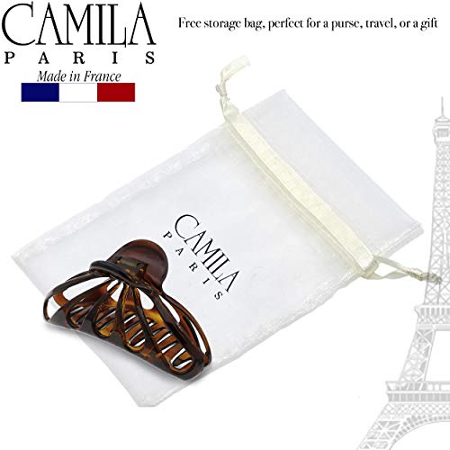 Camila Paris NV109 Френски Големи Щипки за коса, за жени, Гъста Коса за Дълги Вълнообразни Къдрава коса, Щипки за Коса за момичета, Голяма