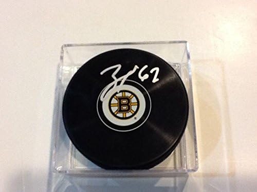 Зак Тротман подписа хокей шайба Бостън Бруинс с автограф от b - Autograph NHL Pucks