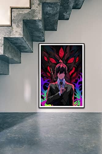 Ukeclvd Човек-Резачка Плакати Хаякава Аки Япония Манга Аниме Личност Декоративни Стенни Художествена Живопис на Платно Плакат Подаръци