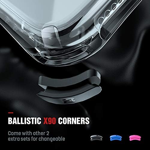 Калъф серия Ballistic Jewel за iPhone 11 Pro 5.8 с 3 комплекти краища на Б-Labs, устойчив на удари калъф за защита от падане-Прозрачен