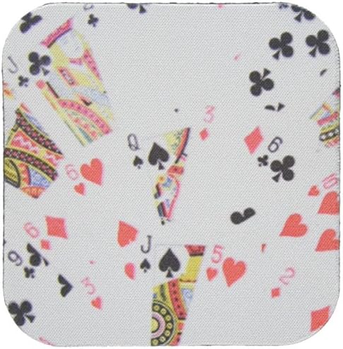 Меки подложки 3dRose LLC cst_112895_1, Снимка на карти за игра-Подарък със снимка на тесте карти за играчите в покер, бридж и други игри
