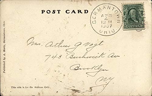 Военен институт Маями област, germantown, Охайо, За оригинални антични картичка 1907 г.
