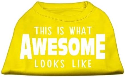 Ето как Изглежда Страхотно Тениска за кучета на Жълто XXL (18)