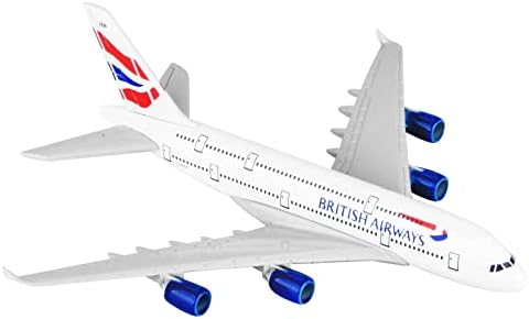 NATEFEMIN Сплав British Airways A380 Модел самолет Модел самолет 1:400 Модел на Симулация Научна Изложба на Модел на Демонстрационен