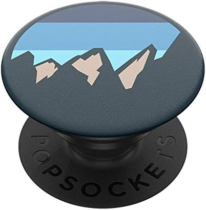 PopSockets: Расширяющаяся поставка PopGrip и писалка със Сменен покрив за телефони и таблети - Peaks Blue