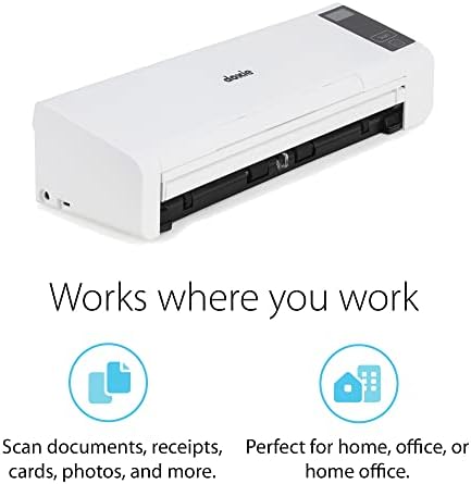 Doxie Pro DX400 - Тел скенер на документи и проверки за дома и офиса. Най-добрият настолен скенер, Малък скенер, Компактен скенер, Duplex