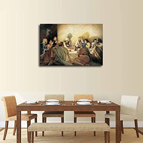 Тайната вечеря на Исус Христос на Изкуството Модерен Начало Декор Спални Естетика Вдъхновяващи Плакат Декоративна Живопис на Платното за монтаж на стена Арт Хол О