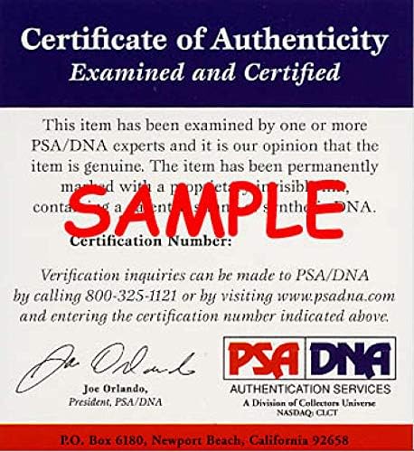 Дон Нотс, главен изпълнителен директор на PSA DNA, подписано снимка с автограф на Барни Файфа размер 8х10 мм